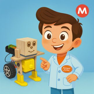 MAE-008 diy kit walking robot mainan robot mainan robot berjalan dari dinamo / mainan edukasi anak  / mainan robot / robot berjalan / mainan kayu / robot semut