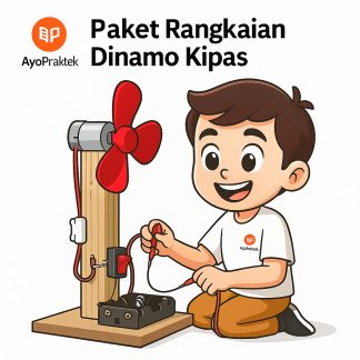 Paket Dinamo Kipas – Rangkaian Kipas untuk Praktik & Prakarya Sekolah
